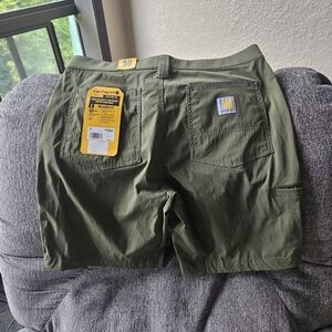 Carhartt Women's Cargo Shorts - Olive Green